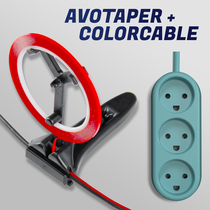 Avotaper + 5x Avotape + ColorCable Cheerful Turqoise